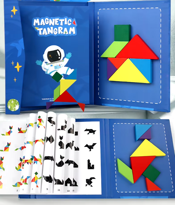 Libro tangram magnético